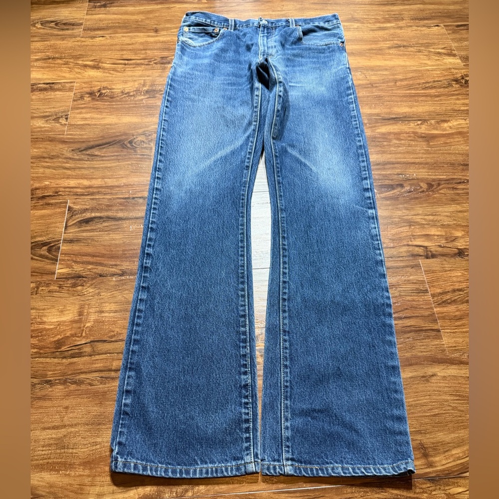 Levi's 517 Men's Bootcut Jeans 34x36 blue wash